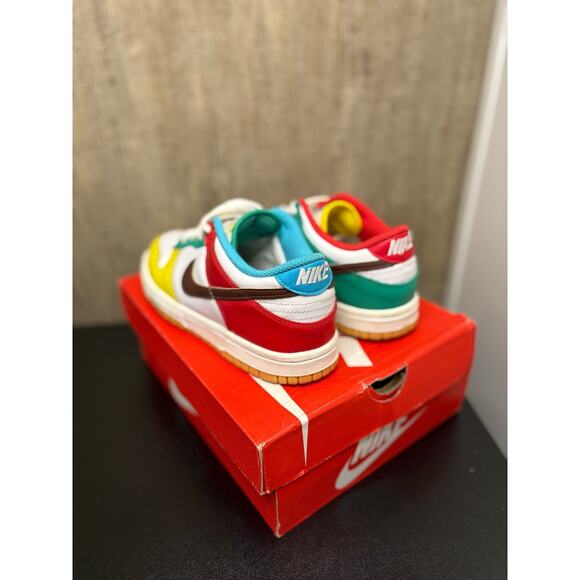 SZ 4.5y - Nike Dunk Low Free 99 White (GS) - New w/ box - Picture 2 of 8